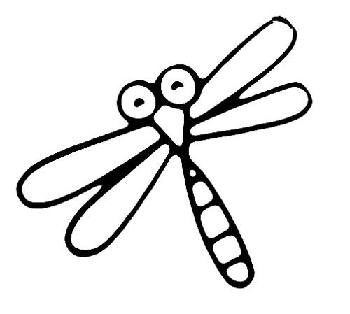 儿童简笔画荷叶蜻蜓-儿童简笔画燕子儿童画蜻蜓的简