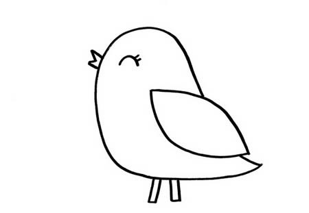 小鸟怎么画简笔画又简单又好看 步骤图解