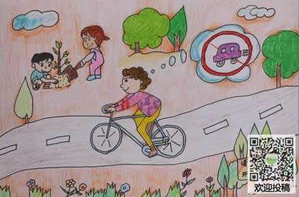 环保主题儿童画图片