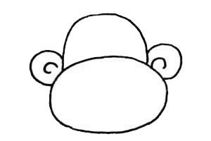 简笔画猴子的画法,怎么画猴子简单画法