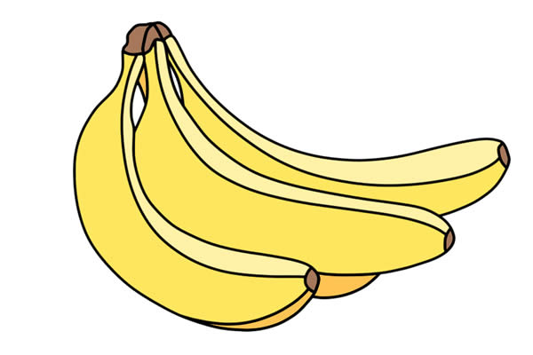 香蕉怎么画简笔画步骤图片