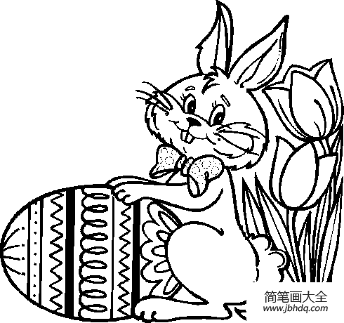 可爱的兔子简笔画