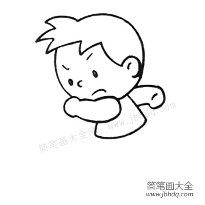 2.再画双臂和球衫