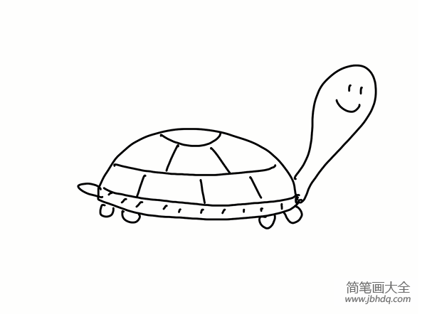 幼儿园乌龟简笔画