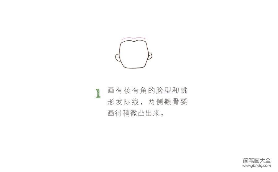 健身运动员简笔画