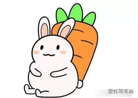吃胡萝卜的小兔子