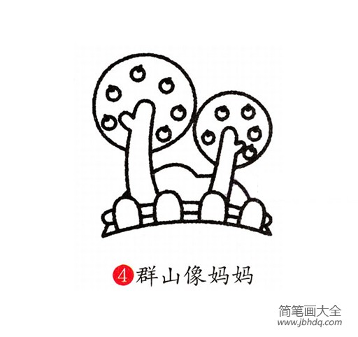 果园风景怎么画