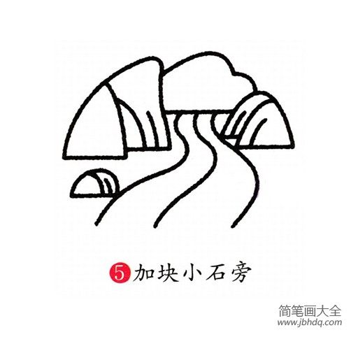 关于风景的绘画 河流