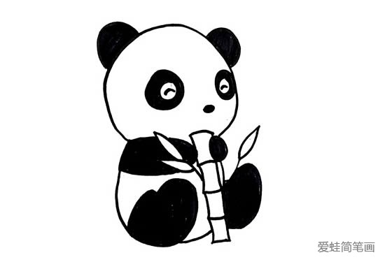 小熊猫简笔画