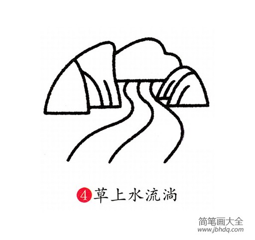 关于风景的绘画 河流