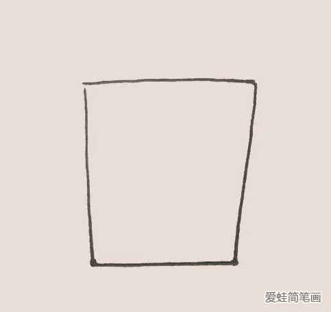 盒装牛奶简笔画