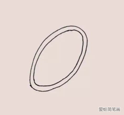 戒指简笔画