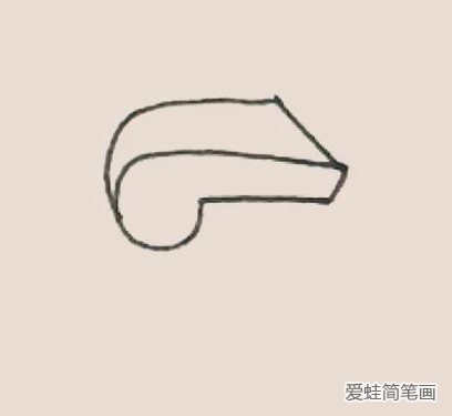 哨子简笔画