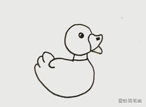 小鸭子怎么画简单漂亮