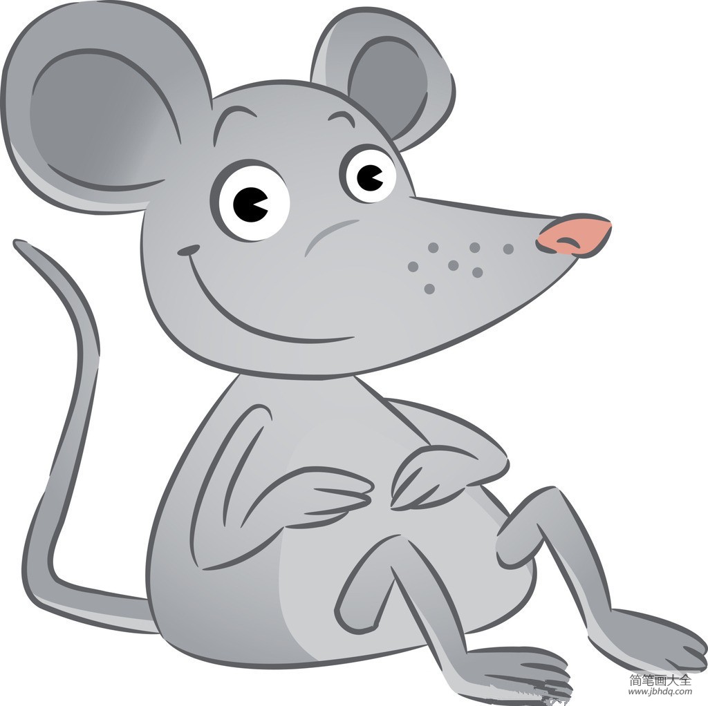 可爱米老鼠简笔画图片