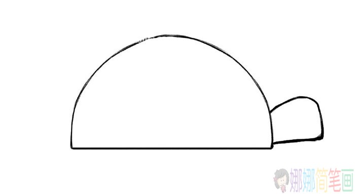 简单几步学画乌龟简笔画