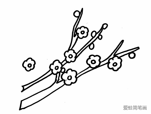 梅花怎么画漂亮又简单