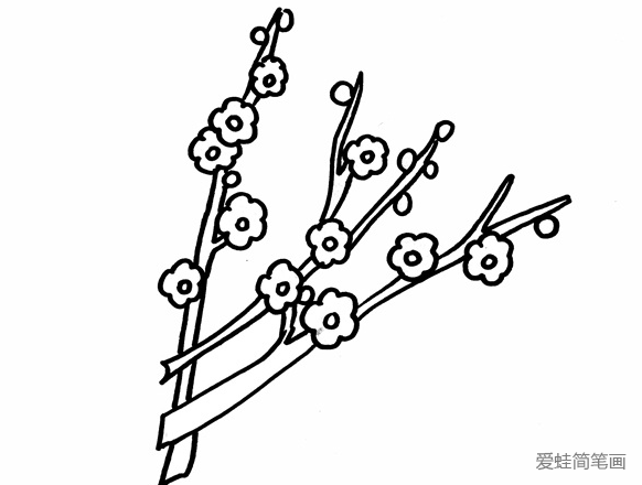 梅花怎么画漂亮又简单