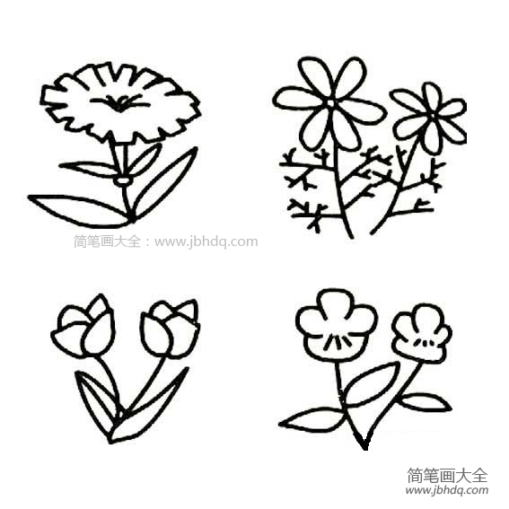 花的画法简笔画