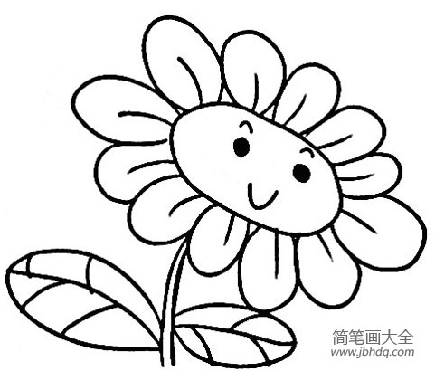 各种花简笔画大全 各种各样的花简笔画