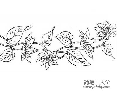 儿童简笔画荷花 素描简笔画大全