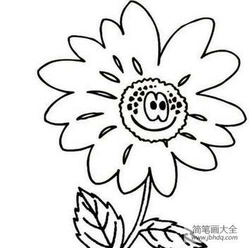 卡通花朵简笔画大全 漂亮的花朵简笔画大全