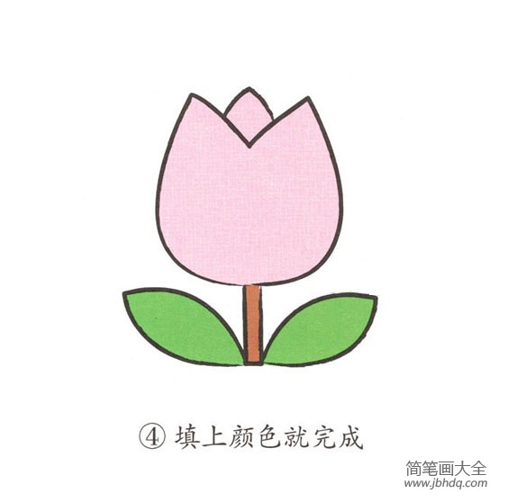 幼儿简笔画 鲜花的画法