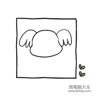 四步画出可爱简笔画 慢吞吞的考拉