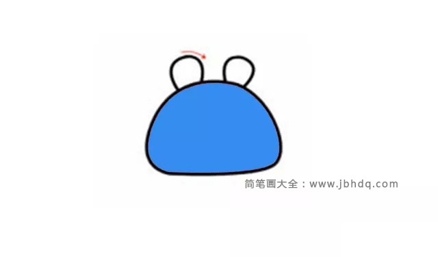 2.再画眼睛轮廓