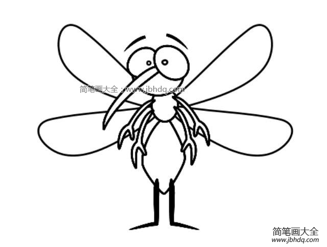 蚊子简笔画图片