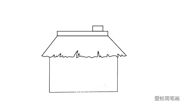 卡通房子简笔画