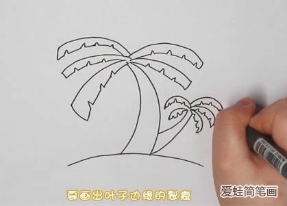 椰子树简笔画