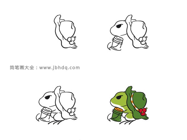 旅行青蛙的画法3