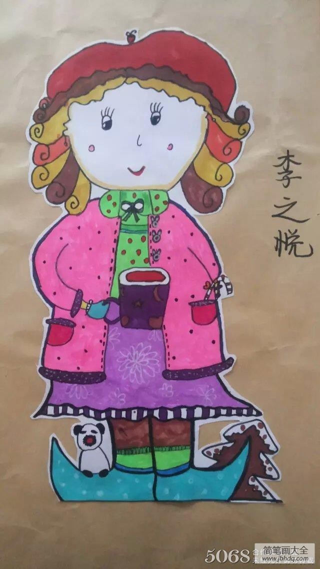 我的妈妈儿童人物绘画作品欣赏