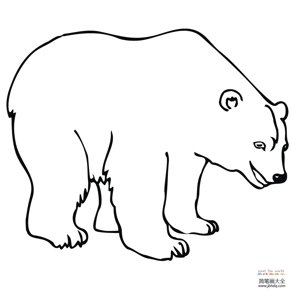开心的北极熊