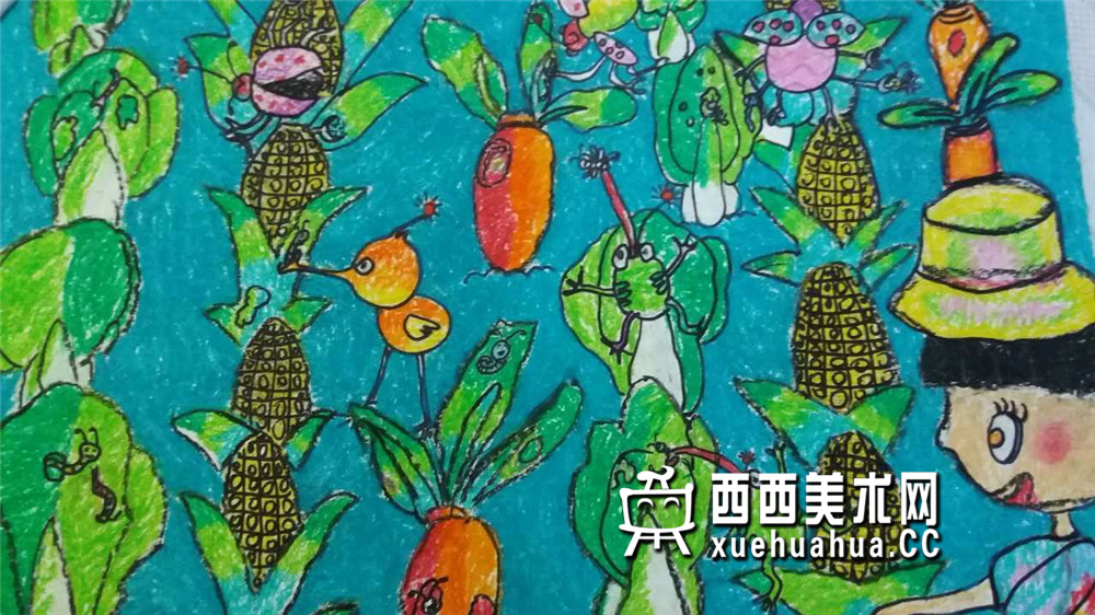 优秀儿童获奖科幻画《电子捕虫器》欣赏(1)