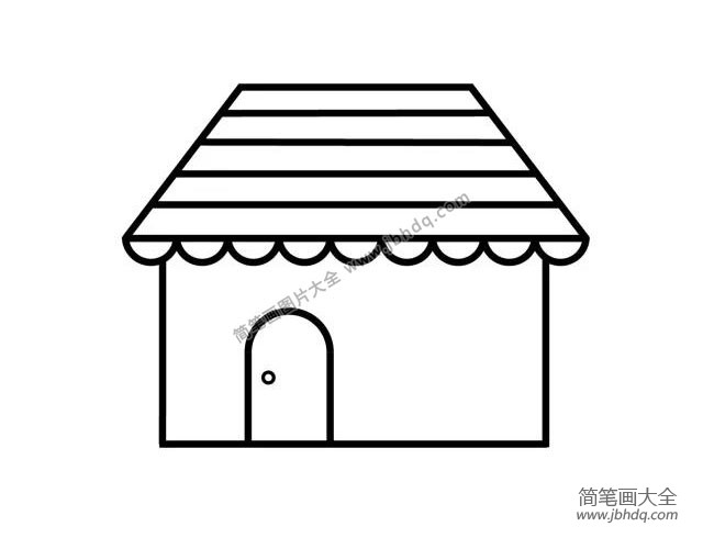 画一间漂亮的小房子
