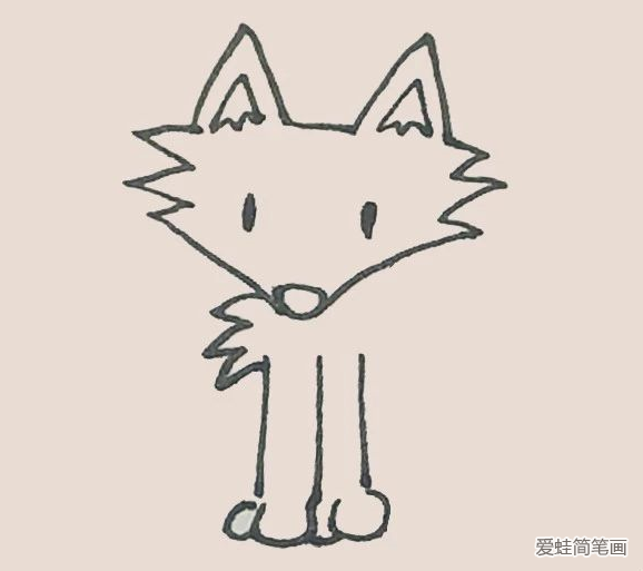 简笔画之狐狸