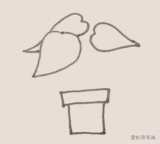 滴水观音简笔画