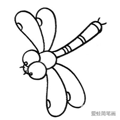 蜻蜓简笔画