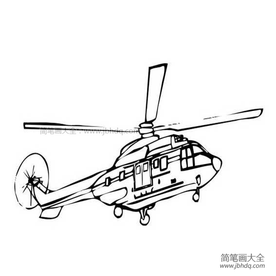 儿童学画直升机
