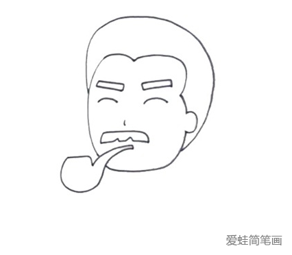 鲁迅简笔画