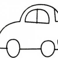 小汽车简笔画大全及画法步骤 幼儿画小汽车简笔画图片