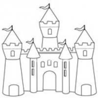 童话里的城堡简笔画图片_城堡的简单画法