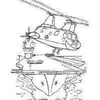 战斗直升机简笔画图片