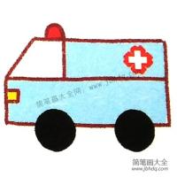 运用简单几何图形画救护车