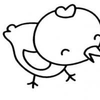 卡通小鸡怎么画 可爱的小鸡简笔画图片