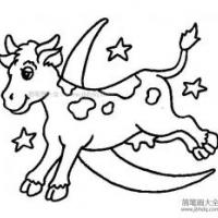 呆萌的简笔画图片