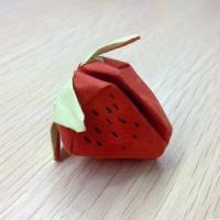 手工小制作：草莓折纸教程