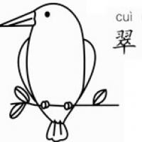 小鸟简笔画 翠鸟怎么画简笔画图片